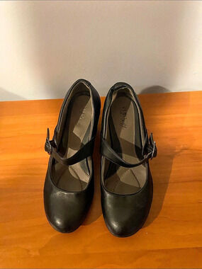 Cliffs by euro soft Bolford Mary Jane Wedge Pump Black Heels